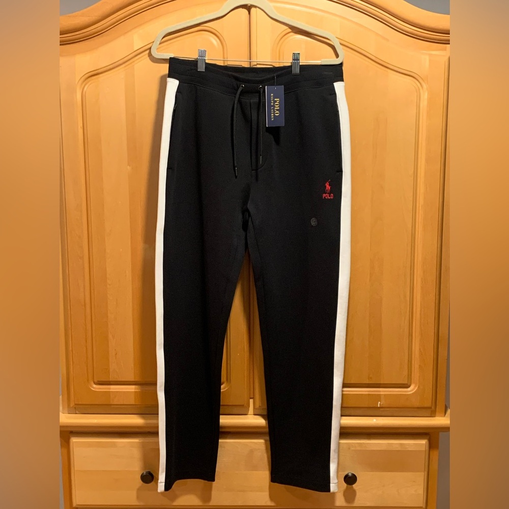Polo by Ralph Lauren Black Track Pants (Mens)